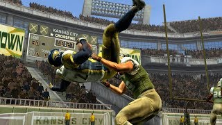 BONE BREAKING TACKLES IN NFL BLITZ!! - Thursday Throwback
