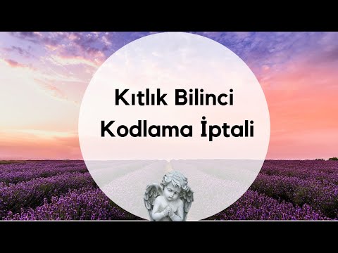 Kıtlık Bilinci Kodlama İptali