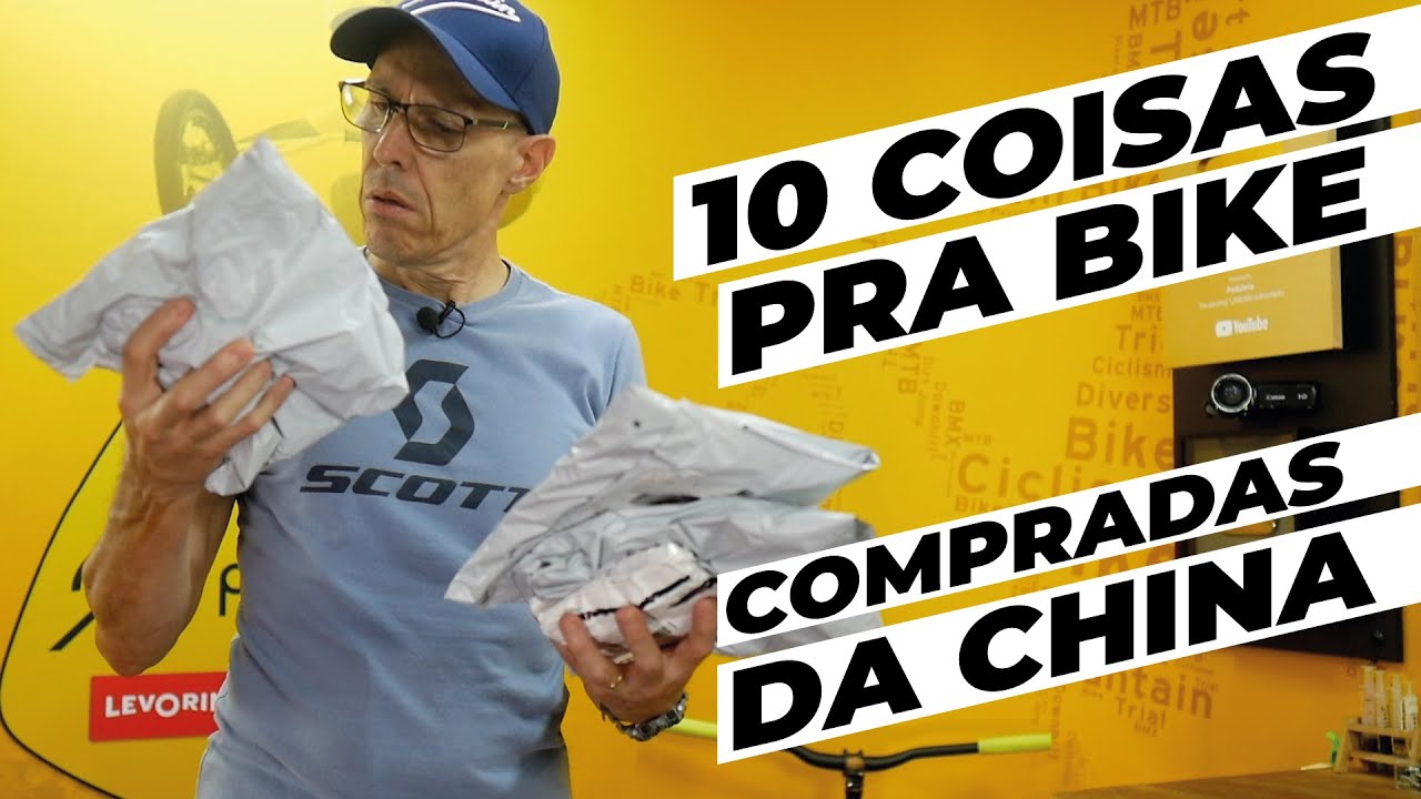10 coisas pra bike que compramos da China. Pedaleria