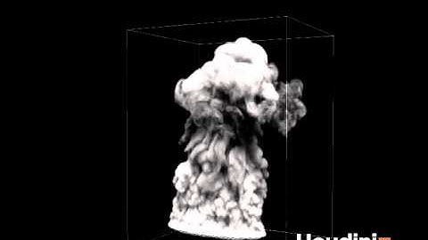 Houdini 12 PyroFX 2.0 OpenCL Smoke Simulation