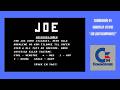 Joe (Datacompaniet) (Commodore 64 / Gameplay #2488)
