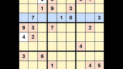 How to Solve Los Angeles Times Sudoku Expert January 17, 2022