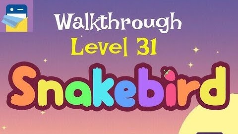 Snakebird: Level 31 Walkthrough & iOS iPhone 6S Gameplay (by Noumenon Games)