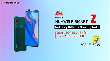 Huawei P Smart Z OFFICIAL India Launch - POP Up Camera in Budget, Great Battery | Huawei P Smart Z