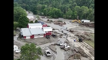 Flash flooding in Lyndonville, VT