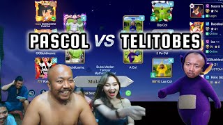 PASCOL VS TELITOBES‼️CONSTANTLY GETTING LOCKED AND RAGING, MOBILE LEGENDS.