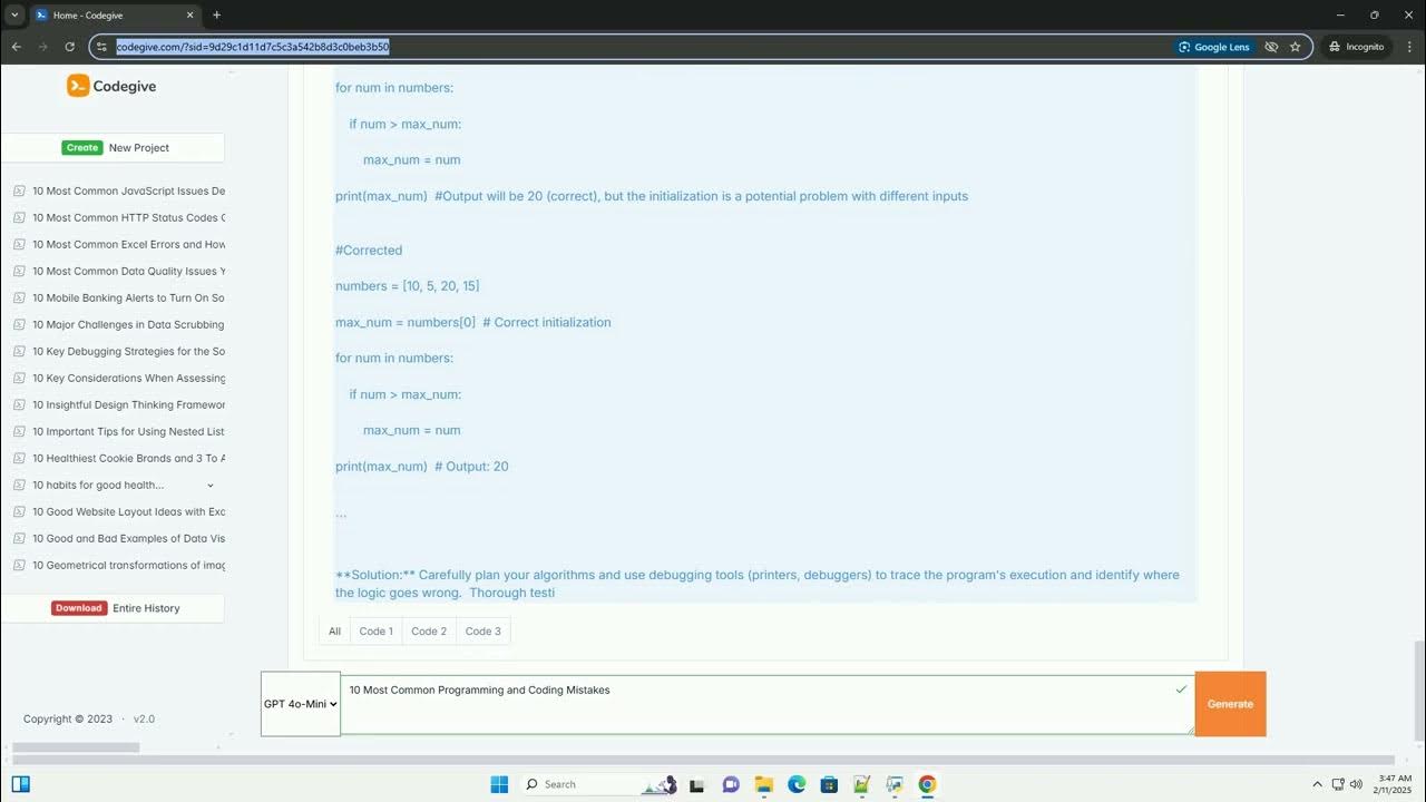 10 most common programming and coding mistakes - YouTube