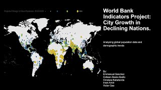 D2 - World Bank Indicators -  City Growth In Declining Nations