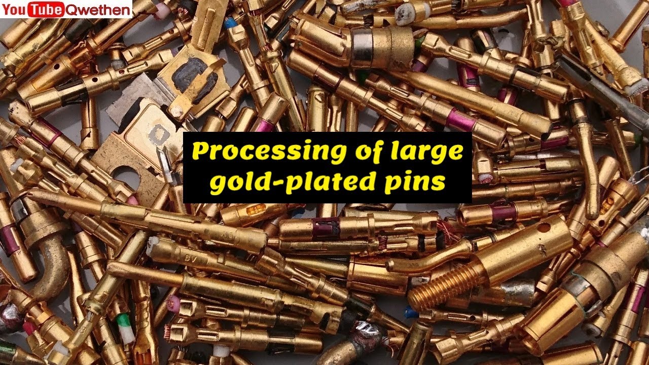 Gold recovery with sulfuric acid electrolysis / gold stripping cell , gold refining , processing