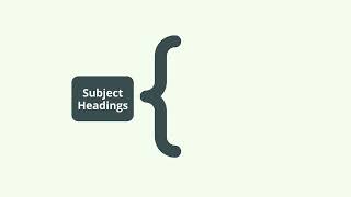 Subject Headings - What They Are and Why to Use Them