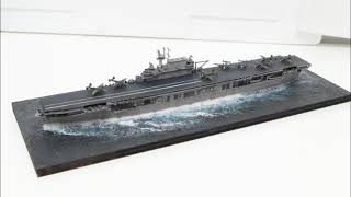 USS Hornet 1/700 on sea base