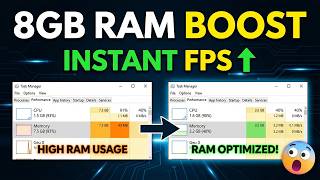 BEST for 8GB RAM: Instant FPS Boost & RAM Optimization for Beginners! 🚀 screenshot 1