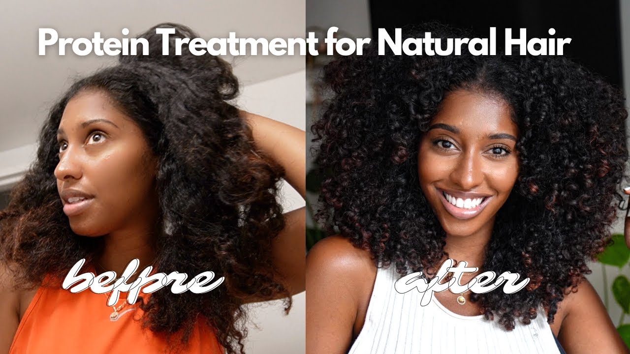 DIY Protein Treatment For Natural Relaxed and Transitioning Hair  YouTube