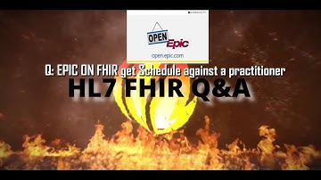 HL7 FHIR🔥 - EPIC ON FHIR get schedule against practitioner