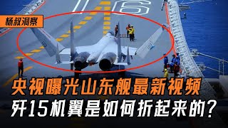【杨叔洞察】中国航母上的歼15折叠机翼为什么不会裂开？几个小妙招完美解决！