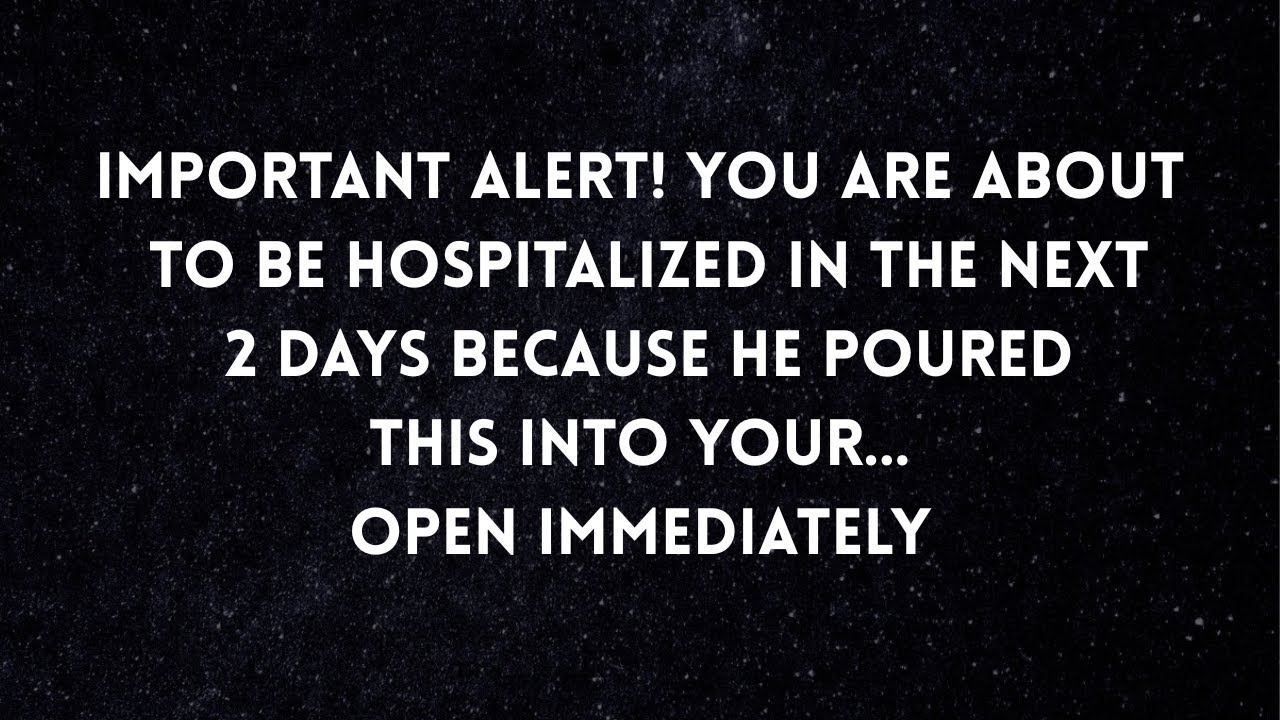 🔴God Message Today | Important alert! You are about to be hospitalized ...