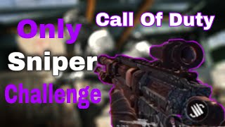 Only Sniper Challenge with pro Elder Brother (Noob vs Pro) | COD Mobile | Nitinsvn Gamer | #3