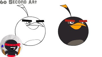 *NEW* How To Draw Bomb | Angry Birds