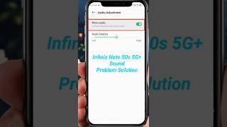 Infinix Note 50s 5G+ Sound Setting | Infinix Note 50s 5G+ Ka Awaaz Kaise Badhaye | #shorts