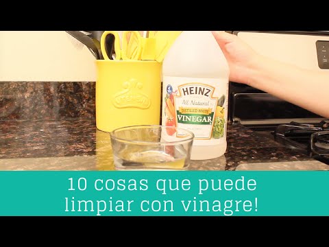 10 cosas que puedes limpiar con vinagre! | Clean Casa
