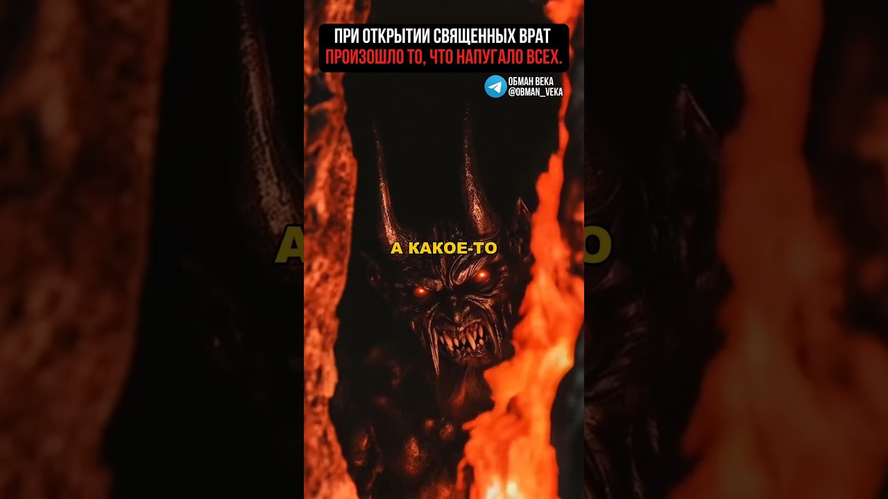 При открытии СВЯЩЕННЫХ врат ПРОИЗОШЛО то, что НАПУГАЛО всех.