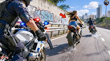 (TRAGIC) When High-Speed Police Motorcycle Chases Ended in SHOCKING CRASHES | Caught on Dashcam #15