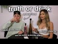 truth or drink with my ex boyfriend..