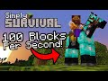 How To Make A Genetically Modified SUPER HORSE in Survival Minecraft! (100 BLOCKS PER SECOND)