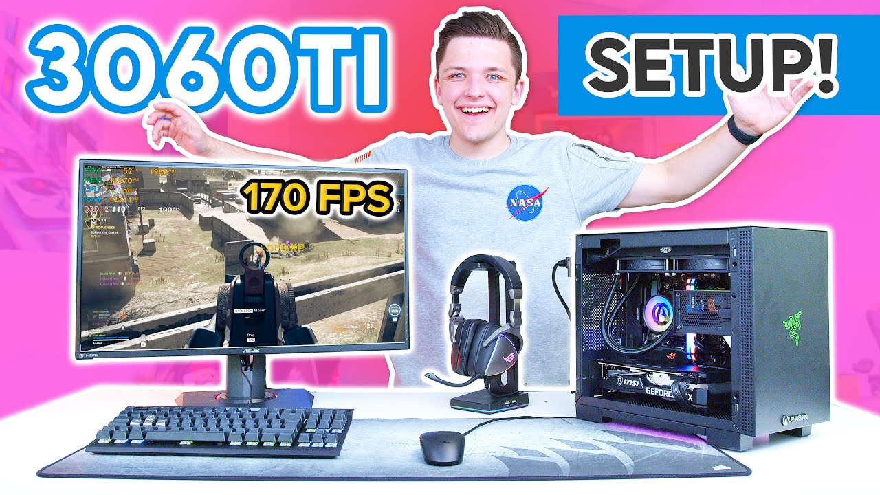 $2000 FULL Gaming Setup! [RTX 3060Ti Setup w/ Gaming Benchmarks 
