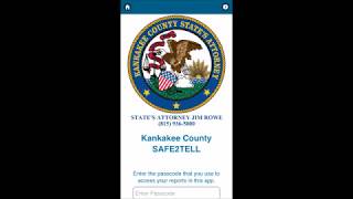 Kankakee County Safe2Tell App Training Video