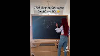 Math TikTok Teacher Does Viral Fraction Trick #shorts