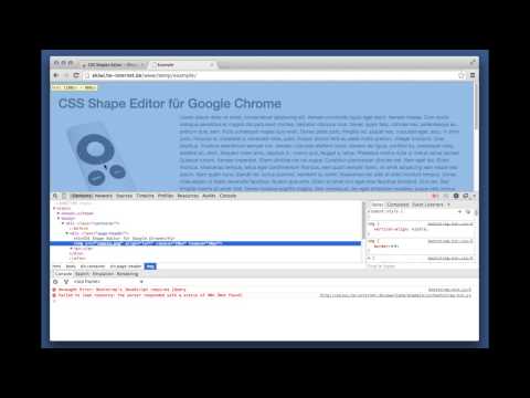 CSS Shapes Editor