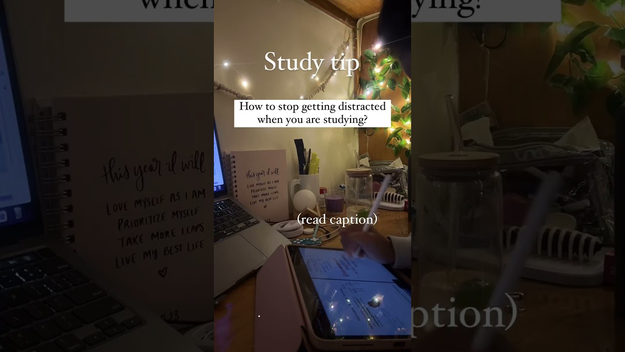 How to stop getting distracted when you are studying? 