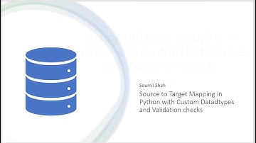 Python code for Source to target Mapping in python with Datatypes and Custom validation | Templates