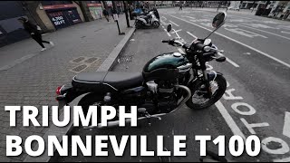 Hunt for my first bike Ep 2 | Triumph Bonneville T100 | Test Ride | Motorcycle POV | RAW Sound