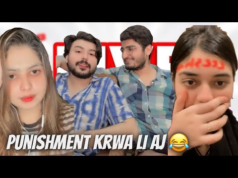 Punishment krwa li ￼Aj 😂 live Stream day 24 by Nabilshzd 5 September 2023