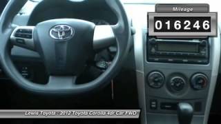2012 TOYOTA COROLLA Dodge City, KS P3499A