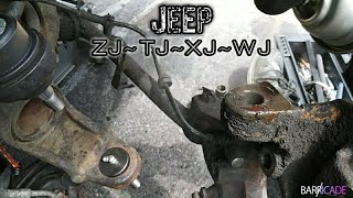 JEEP BALL JOINT REPLACEMENT (1993'98 JEEP GRAND CHEROKEE)