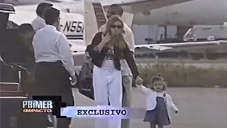 Primer Impacto on Madonna and Lola at airport 1998