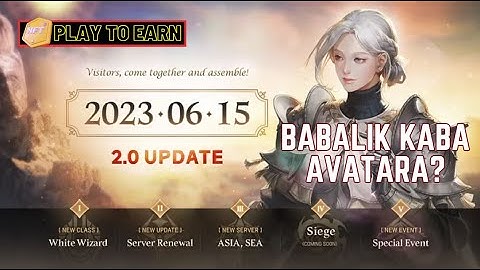 AVATARA 2 0 NEW MAGE CLASS NEW SERVERS RENEWED