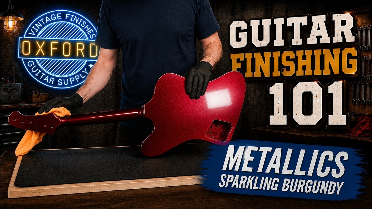 Finishing with Nitrocellulose Lacquer Metallics - Sparkling