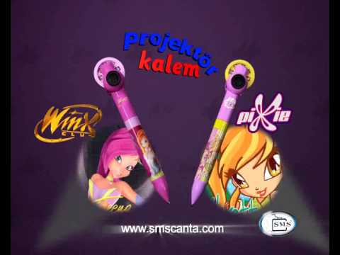 Winx Club Pixie Projektor Kalem!