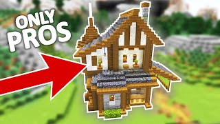 Minecraft : How to Build a Beautiful Starter House (Tutorial)