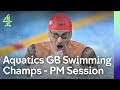 Live aquatics gb swimming championships  day 1  pm session