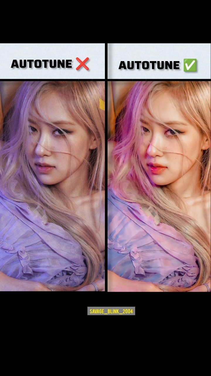 ROSÉ - O.T.G || AUTOTUNE v/s NO AUTOTUNE || #rosé #jisoo #jennie #lisa #blackpink #shorts ||