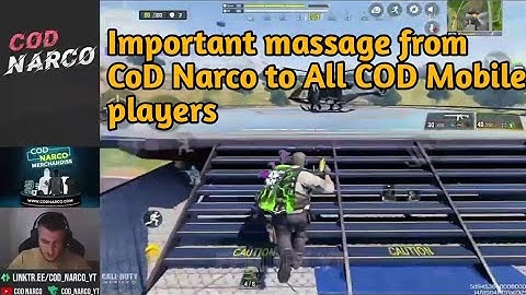 Important Message By CoD Narco To All Call of duty Players and developers!!! @codnarco @TokyoYTube