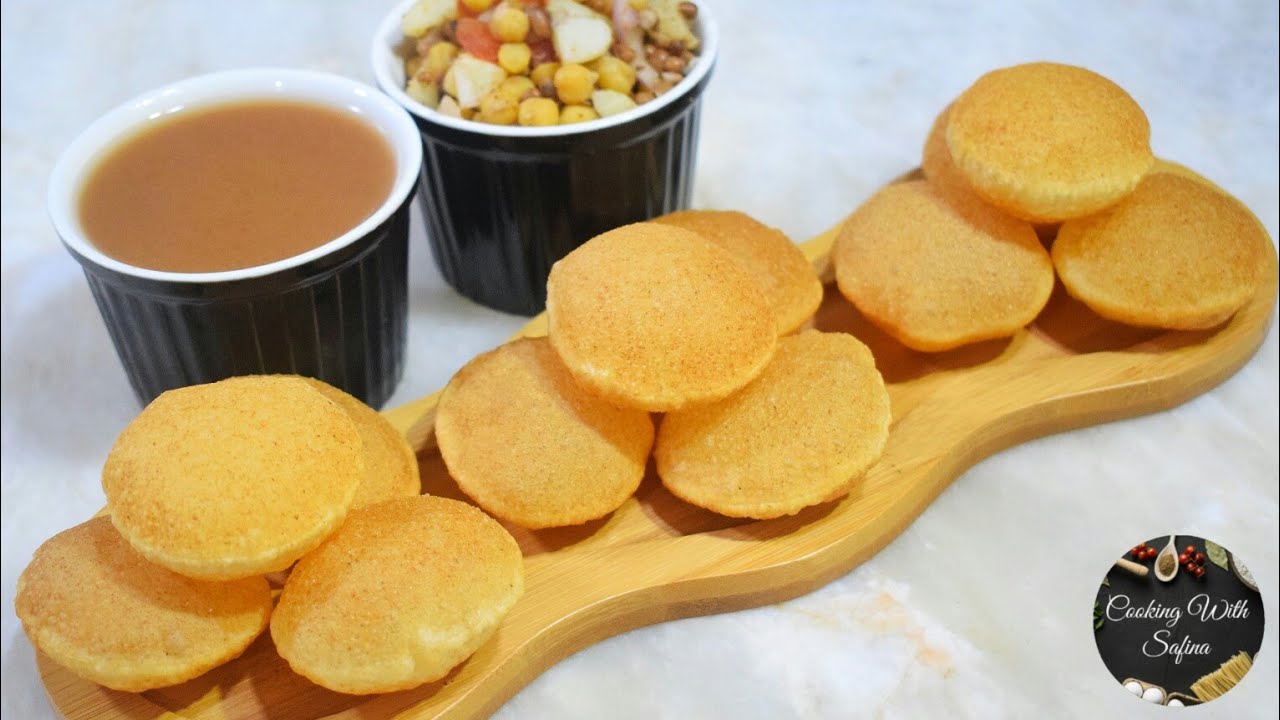 Golgappa Recipe | Suji Golgappa | Pani Puri Recipe | Street Food | Easy ...