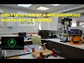 Construction of a woodworking workshop from start to finish in 30 minutes.