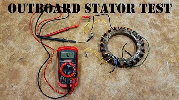 How To Test An Outboard Stator - The EASY Way!