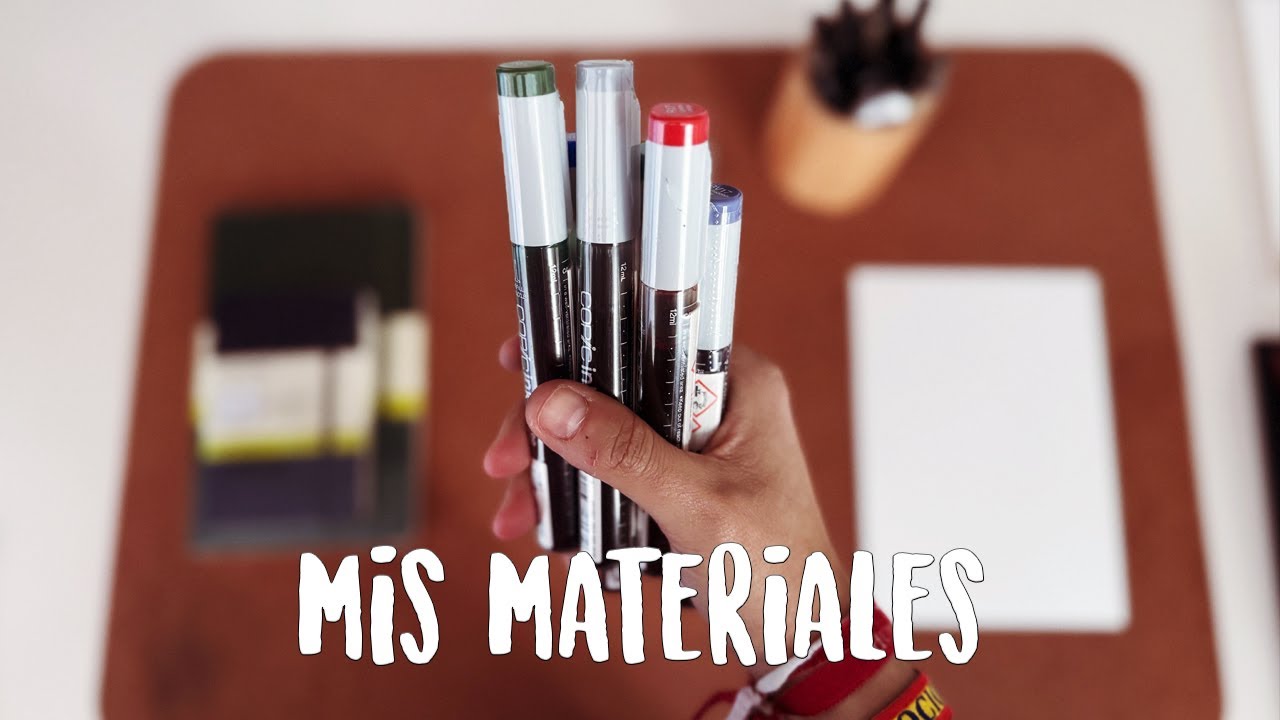Mis materiales de dibujo imprescindibles.